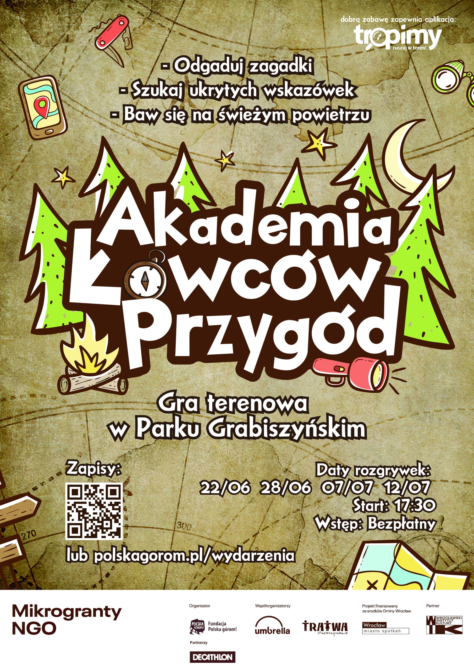 Akademia Łowców Przygód plakat a3-100